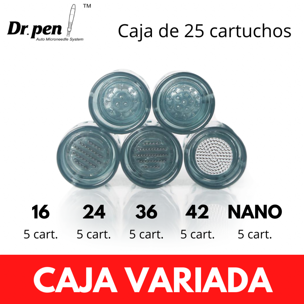 Caja variada de cartuchos para Dr Pen M8