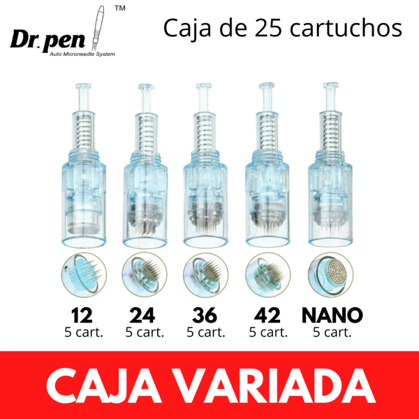 Caja variada de cartuchos para Dr Pen X5
