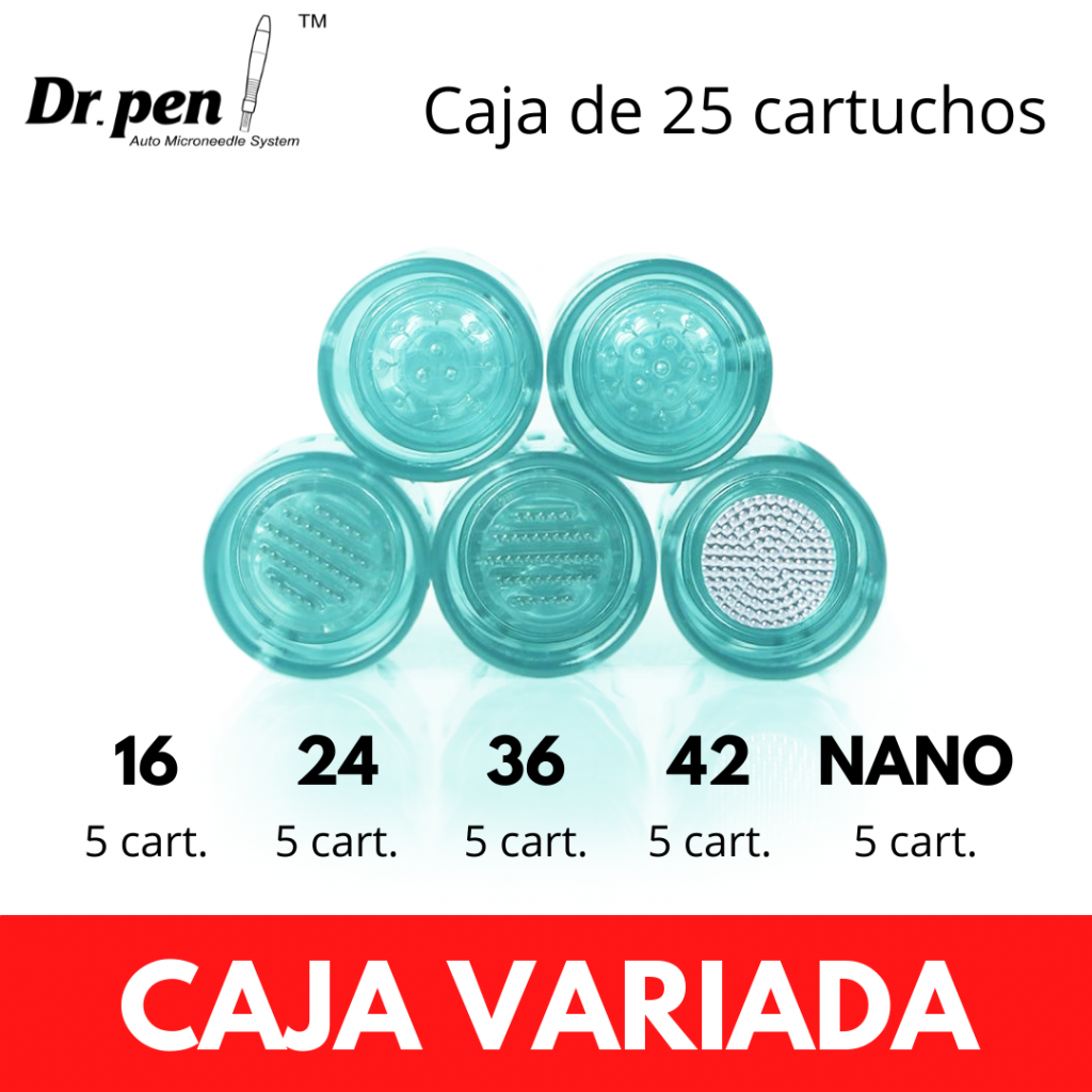 Caja variada de cartuchos para Dr Pen A6s