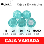 Caja variada de cartuchos para Dr Pen A6s